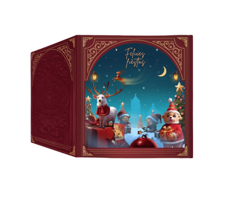 Caja navideña personalizada