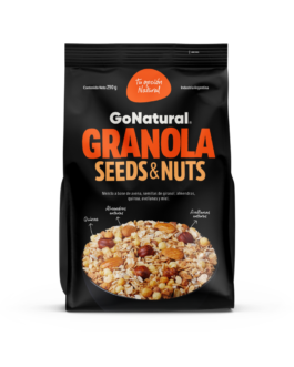 GO NATURAL – Granola Seeds & Nuts Quinoa x 290 grs
