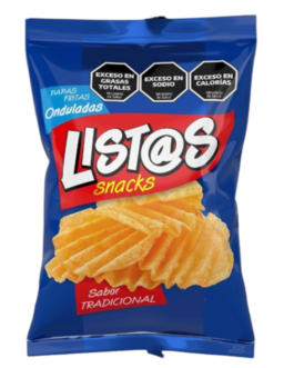 Papas Fritas Listas Snack Onduladas 60g