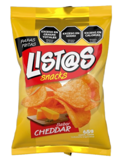 Papas List@s Cheddar 65g