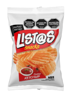 Papas List@s ketchup 65g