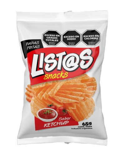 Papas List@s ketchup 65g