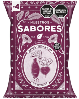 Chips de Remolacha & Batata c/sal marina x 80g