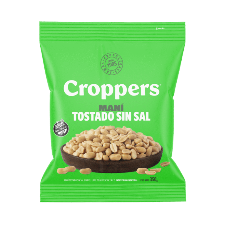 Maní Tostado Sin Sal Sin Piel x 350g