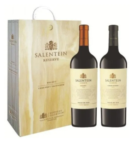 Estuche Salentein Reserva Malbec - Cab. Sauvignon